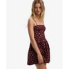 Motif Ditsy Bordeaux