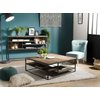 Table basse carrée style industriel
