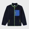 Veste col fausse fourrure homme