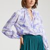 Violett Bedruckt