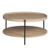 Plateau métal rond 80 cm