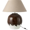 Blanc Et Marron Foncé