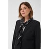 Noir Blanc Black/Turtledove Scarf Print