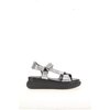Sandales talon argent plateforme