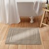 Tapis de bain beige