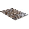 Tapis patchwork cuir