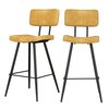 Tabouret de bar jaune