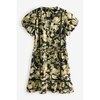 Marron Motif Floral