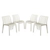 Chaise de jardin plastique beige