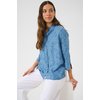 Bleu Rivera Blue Ikat Paisley