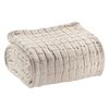 Couvre lit lin beige