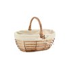 Panier rotin ajouré