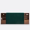 Walnut/Dark green