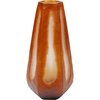 Vase verre rouge