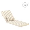Coussin bain de soleil déhoussable