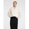 Pull chaussettes femme blanc