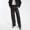 Faux leather trousers