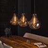 Suspension abat jour verre