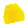 Bonnet jaune moutarde femme