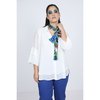 Chemisier voile blanc