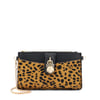 Leopard-Prnt Leather