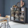 Vaisselier vitrine industrielle