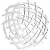 Grand miroir rond design