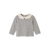 T-shirt col claudine fille