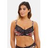 Imprimé Floral Noir
