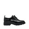 Chaussures femme derby vernis noir