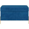 Bleu Marine Et Doré