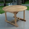 Salon de jardin table ronde avec rallonge