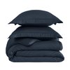 Parure de lit satin bleu