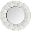 Miroir rond argenté