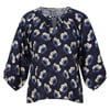 Bleu Marine Floral