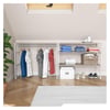 Lot De 4 Portants Bas KADRA Sous Combles - Modulables, 85 Cm De Haut - Blanc Ou Noir - Rangement Vêtements Et Chaussures - 5