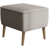 Gris Beige Côtelé Et Bois Clair