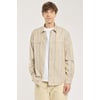 Beige Rayure Bleu/Blanc
