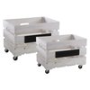 Caisse rangement bois