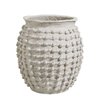 Cache pot ciment blanc