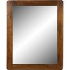 Miroir carré bois