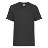 Tee shirt uni noir fille