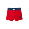 Lot de 5 boxers stretch pompiers en coton bio bleu océan