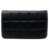 Sac matelassé cuir noir