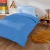 Housse de couette bleu pastel