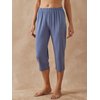 Pyjama rayé bleu et blanc