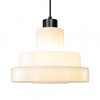 Suspension métal blanc vintage