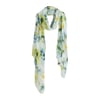 Plis Floral Bleu/Jaune