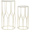 Doré Et Verre Transparent