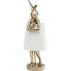 Lampe lapin doré